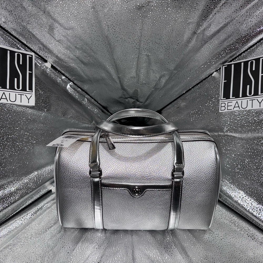 MICHAEL KORS (NWT): Travel Duffle Satchel — Silver